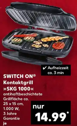 Kaufland SWITCH ON Kontaktgrill SKG 1000 Angebot