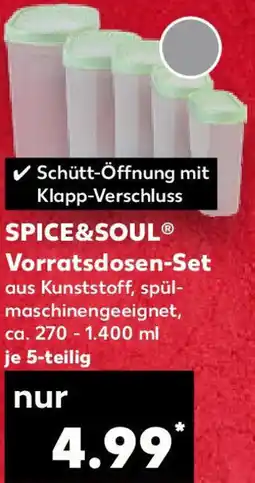 Kaufland SPICE&SOUL Vorratsdosen-Set Angebot