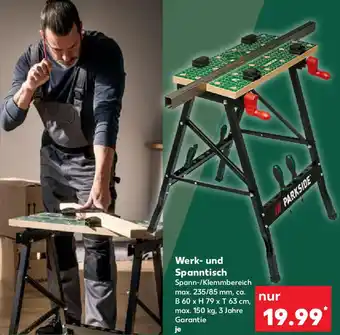 Kaufland PARKSIDE Werk- und Spanntisch Angebot