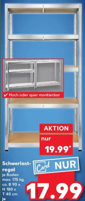 Kaufland PARKSIDE Schwerlastregal Angebot