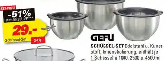 Höffner GEFU Schüssel-Set Angebot