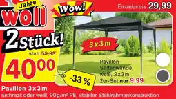 Wiglo Wunderland Pavillon 3x3m Angebot