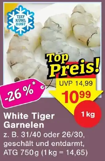 Wiglo Wunderland White Tiger Garnelen Angebot