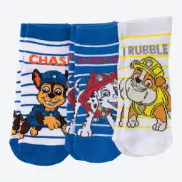 NKD Paw Patrol Kinder-Sneaker-Socken, 3er-Pack Angebot