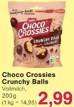 Wiglo Wunderland Choco Crossies Crunchy Balls Angebot