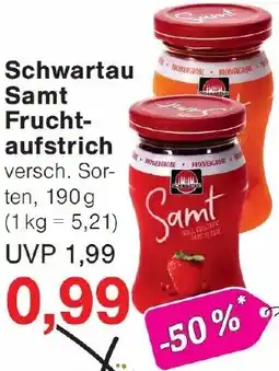 Wiglo Wunderland Schwartau Samt Fruchtaufstrich Angebot
