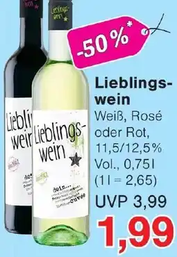 Wiglo Wunderland Lieblingswein Angebot