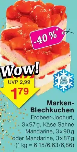 Wiglo Wunderland Marken Blechkuchen Angebot