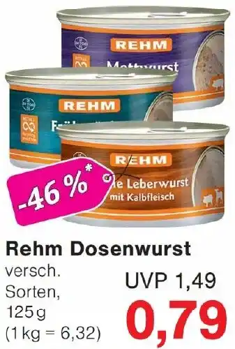 Wiglo Wunderland Rehm Dosenwurst Angebot