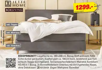 Höffner JETTE HOME Boxspringbett Angebot