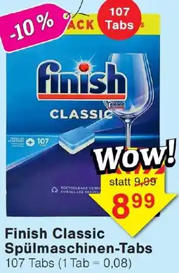 Wiglo Wunderland Finish Classic Spülmaschinen-Tabs Angebot