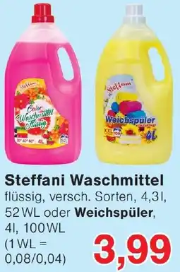 Wiglo Wunderland Steffani Waschmittel oder Weichspüler Angebot