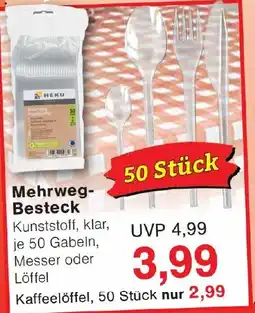 Wiglo Wunderland HEKU Mehrweg Besteck Angebot