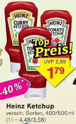 Wiglo Wunderland Heinz Ketchup Angebot