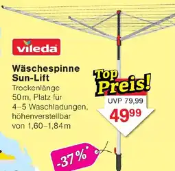 Wiglo Wunderland Vileda Wäschespinne Sun-Lift Angebot