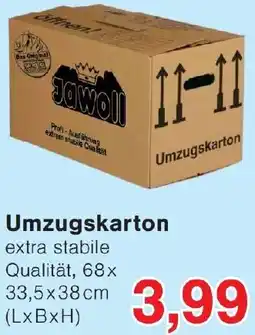 Wiglo Wunderland Umzugskarton Angebot