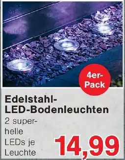 Wiglo Wunderland Edelstahl LED-Bodenleuchten Angebot