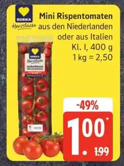 Edeka Mini-Rispentomaten Angebot