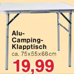 Wiglo Wunderland Alu Camping Klapptisch Angebot