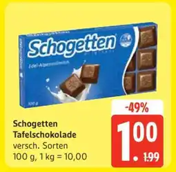 Edeka Schogetten Tafelschokolade Angebot