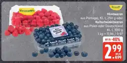 Edeka Himbeeren oder Kulturheidelbeeren Angebot