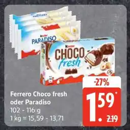 Edeka Ferrero Choco fresh oder Paradiso Angebot