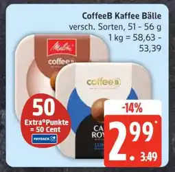 Edeka CoffeeB Kaffee Bälle Angebot