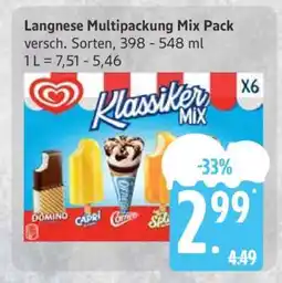 Edeka Langnese Multipackung Mix Pack Angebot