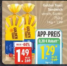 Edeka Golden Toast Sandwich Angebot