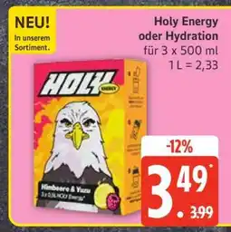 Edeka Holy Energy oder Hydration Angebot