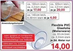 Wiglo Wunderland Flexible PVC Glasfolie (Meterware) Angebot