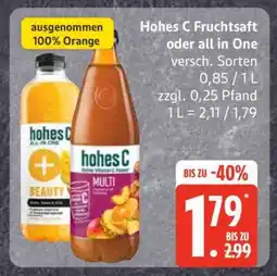Edeka Hohes C Fruchtsaft oder all in One Angebot