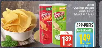 Edeka Lorenz Crunchips Stackers Angebot