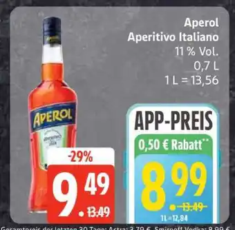 Edeka Aperol Aperitivo italiano Angebot