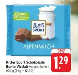 Edeka Ritter Sport Schokolade Bunte Vielfalt Angebot