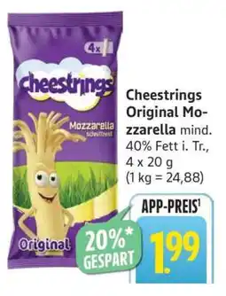 Edeka Cheestrings Original Mozzarella Angebot