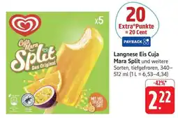 Edeka Langnese Eis Cuja Mara Split Angebot