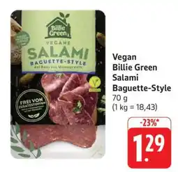 Edeka Vegan Billie Green Salami Baguette-Style Angebot
