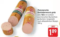 Edeka Pommersche Gutsleberwurst Angebot