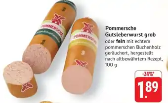 Edeka Pommersche Gutsleberwurst Angebot