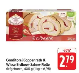 Edeka Conditorei Coppenrath & Wiese Erdbeer-Sahne-Rolle Angebot