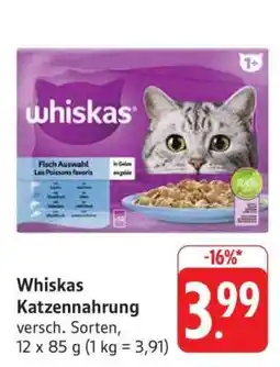 Edeka WHISKAS Katzennahrung Angebot