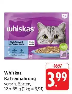 Edeka WHISKAS Katzennahrung Angebot