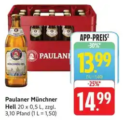 Edeka Paulaner Münchner Hell Angebot