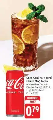 Edeka Coca-Cola, Mezzo Mix, Fanta Angebot