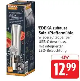 Edeka EDEKA zuhause Salz-/Pfeffermühle Angebot