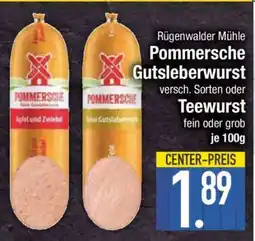 Edeka Rügenwalder Mühle Pommerische Gutsleberwurst Angebot