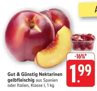 Edeka Gut & Günstig Nektarinen gelbfleischig Angebot