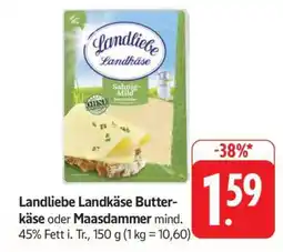Edeka Landliebe Landkäse Butterkäse oder Maasdammer Angebot