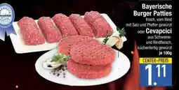 Edeka Bayerische Burger Patties oder Cevapcici Angebot